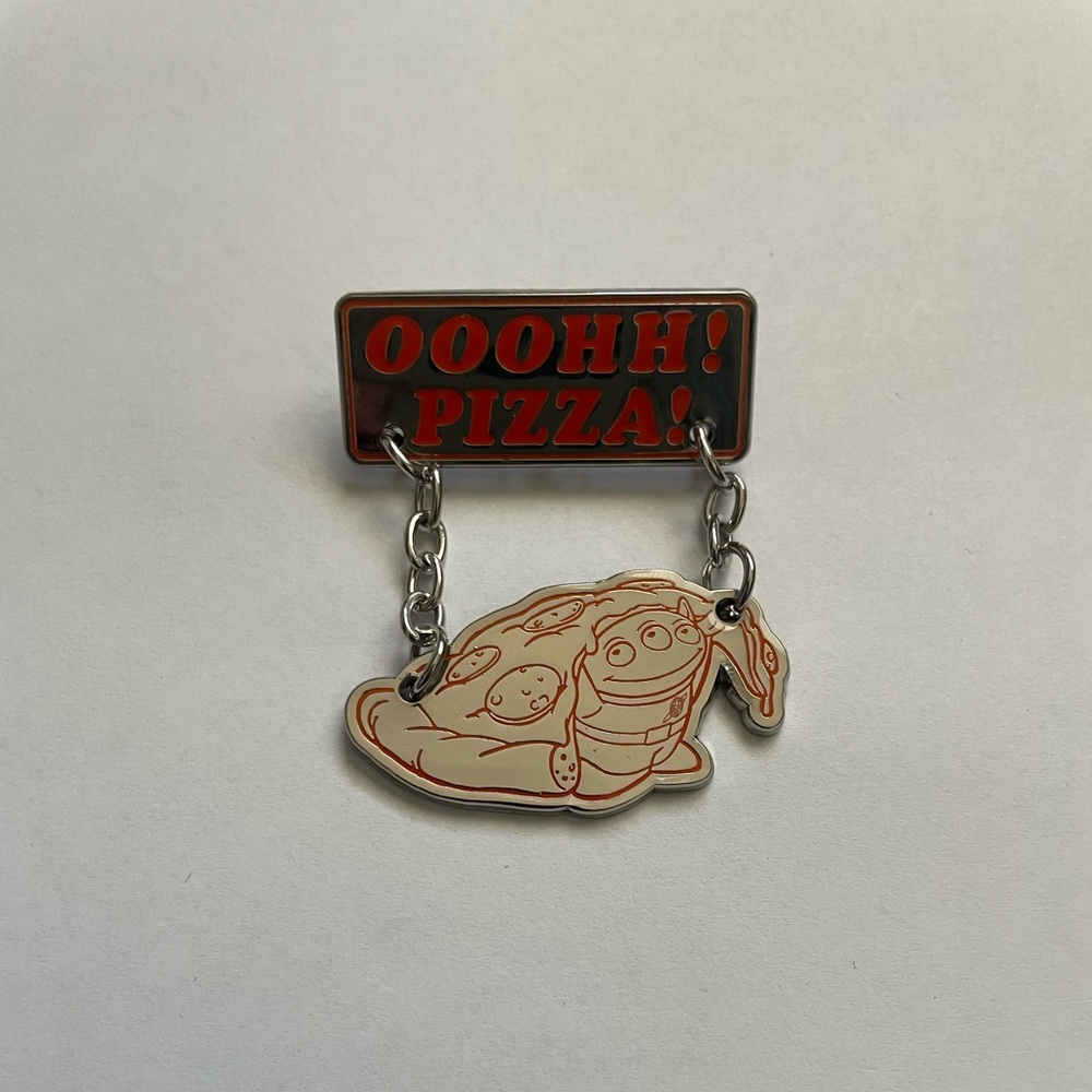 Disney Park Pin Trading Pizza Planet Ooohh Pizza! Enamel Trading Pin New